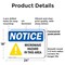 Signmission Radiation & Laser Sign, 18 in H x 24 in W, Plastic, Rectangle OS-2PACK-NS-P-1824-L-15956 - alternate 6
